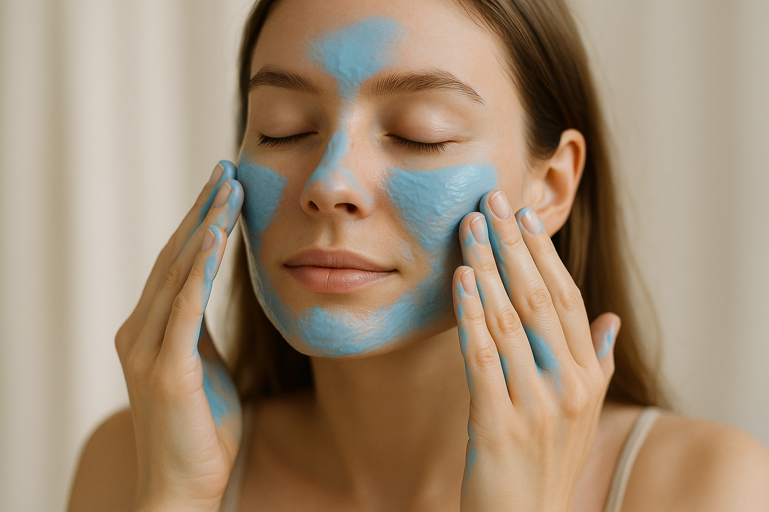 je veux pas voir le pot et il faut que la crème soit bleue