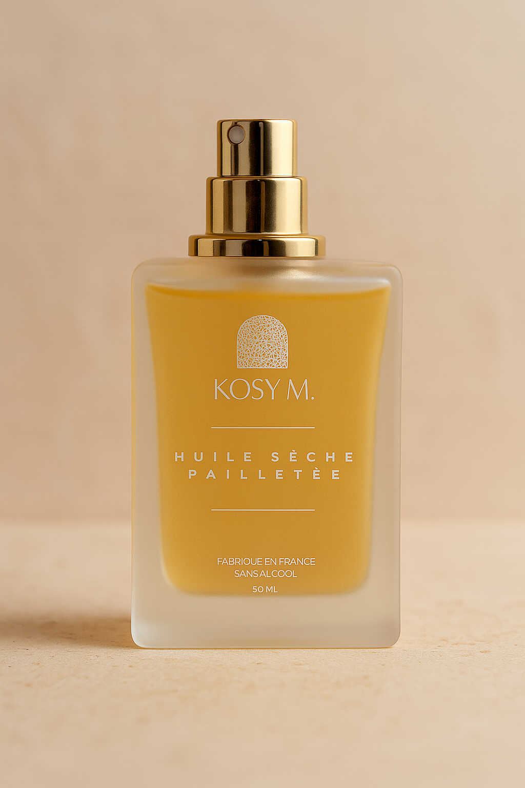 HUILE SÈCHE PAILLETÉE - MUSC BLANC & MONOÏ